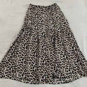 Cheetah Print maxi skirt
